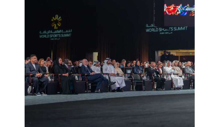 Mansoor bin Mohammed attends opening of World Sports Summit