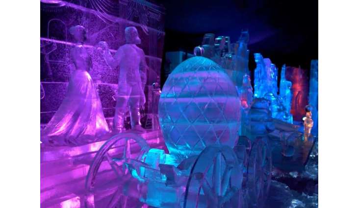 Kronshled Ice Sculpture Festival brings fairy tales to life in St Petersburg
