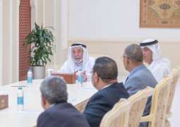 حاكم الشارقة يستقبل مدراء بيوت الشعر في الوطن العربي