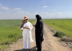 Zanzibar's First Lady visits Mleiha Wheat Farm