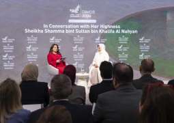 Shamma bint Sultan bin Khalifa speaks about leadership, legacy during fireside chat at Davos 2026