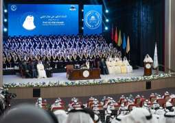 حاكم الشارقة يشهد حفل تخريج الدفعة الأولى من طلبة جامعة خورفكان