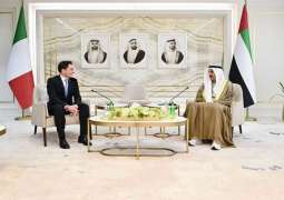صقر غباش يستقبل رئيس اللجنة البرلمانية المعنية بالمناخ والبيئة في البرلمان الإيطالي