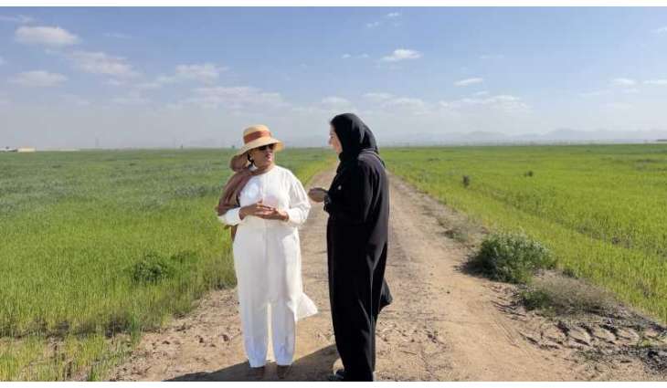 Zanzibar's First Lady visits Mleiha Wheat Farm