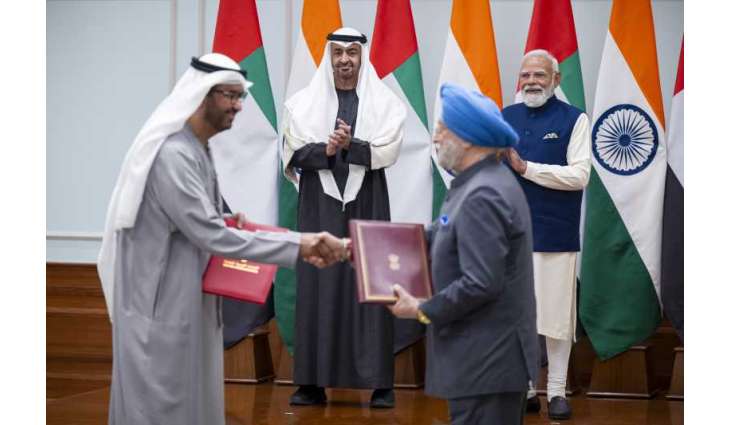 UAE President, Indian Prime Minister witness exchange of several agreements, memoranda between two countries