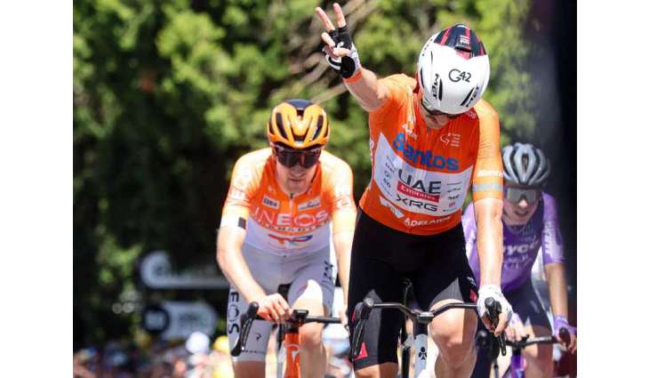 Jay Vine clinches Tour Down Under overall victory for UAE Team Emirates-XRG