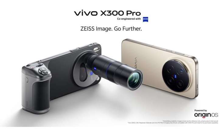 Capture Perfection: vivo Unveils X300 Pro Featuring 200 MP ZEISS APO Telephoto Camera and Dimensity 9500