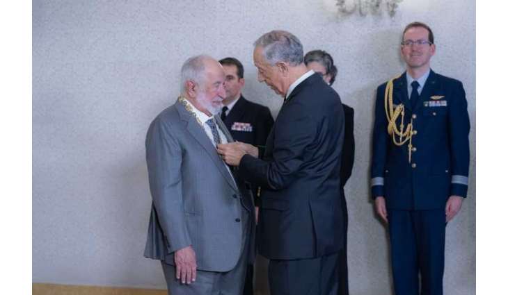 Sharjah Ruler receives Portugal’s Grand Collar of Order of Camões