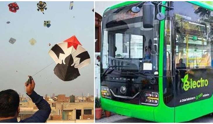 Lahore buses decorated, Free travel announced for Basant