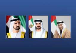 UAE President, VPs congratulate President of Honduras on taking constitutional oath