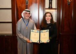 Kosovo President awards Presidential Medal of Merit to Emirates Red Crescent