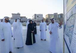 Latifa bint Mohammed reviews progress of Al Fahidi Fort Rehabilitation Project