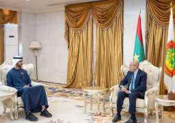 Shakhboot bin Nahyan Meets President of Mauritania