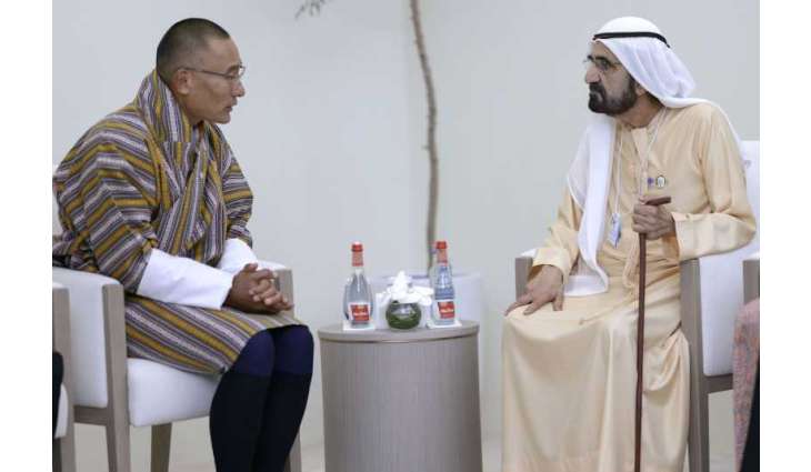 Mohammed bin Rashid meets with Prime Minister of Bhutan at World Governments Summit 2026