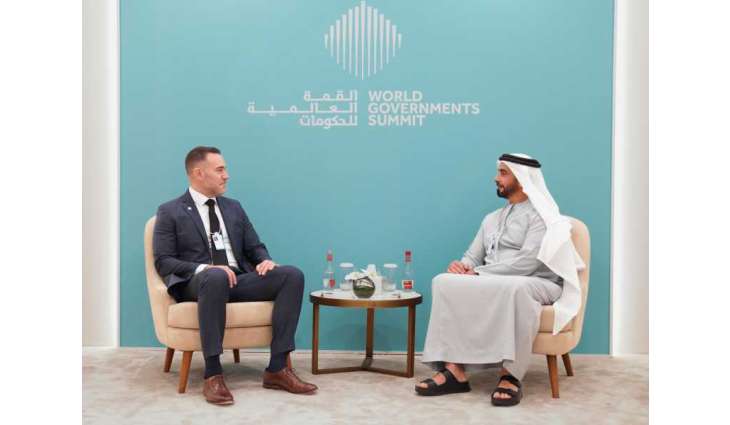 Saif bin Zayed meets with Gallup CEO at WGS 2026