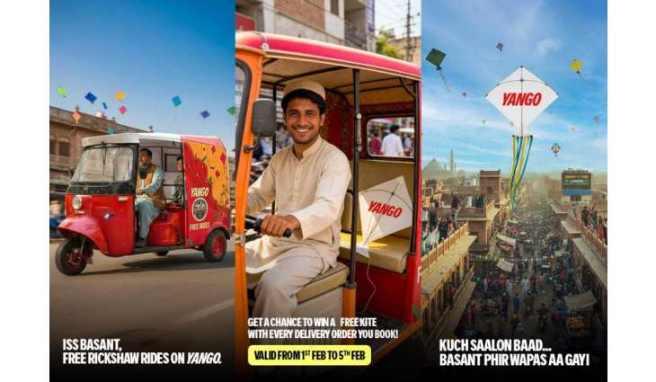 This Basant, Yango Pakistan paints Lahore in colour with free rickshaw rides and deliveries