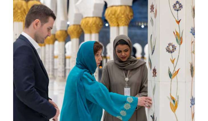 President of North Macedonia visits Sheikh Zayed Grand Mosque in Abu Dhabi