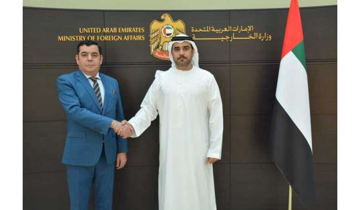 Deputy Director of MoFA’s Dubai Office receives credentials of Consul General of Central African Republic