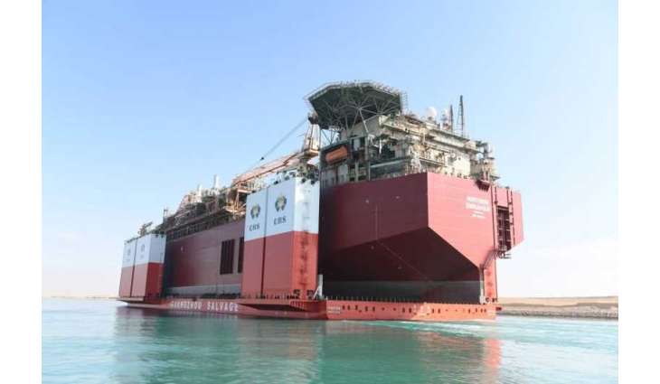 Heavy-lift vessel HUA RUI LONG transits Suez Canal en route to Denmark