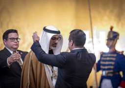 President of Ecuador honours Crown Prince of Abu Dhabi with National Order of Merit