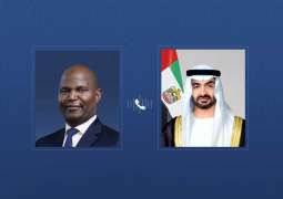 رئيس الدولة يتلقى اتصالاً هاتفياً من رئيس موزمبيق أكد خلاله التضامن مع الإمارات إثر الاعتداءات الإيرانية التي تستهدف أراضيها