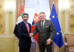 Abdullah bin Zayed meets Slovak Prime Minister during working visit to Bratislava