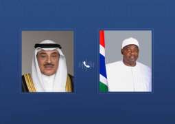 رئيس غامبيا يعبر لولي عهد الكويت هاتفياً عن إدانته للهجمات الإيرانية الأخيرة