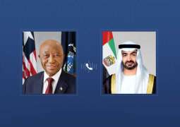 Liberian President affirms solidarity with the UAE during phone call with UAE President
