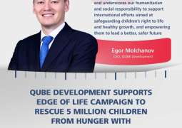QUBE Development contributes AED2 million to Edge of Life campaign