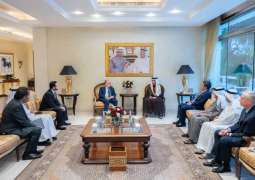Saud bin Saqr receives ambassadors of Costa Rica, El Salvador, Guatemala