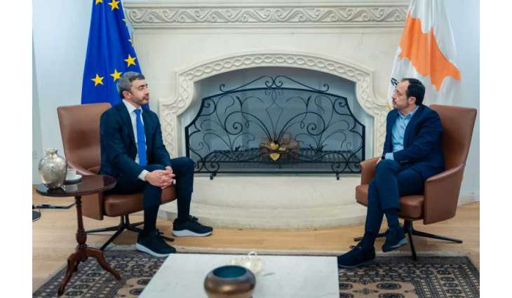 President of Cyprus receives Abdullah bin Zayed, reviews strategic ties, regional developments
