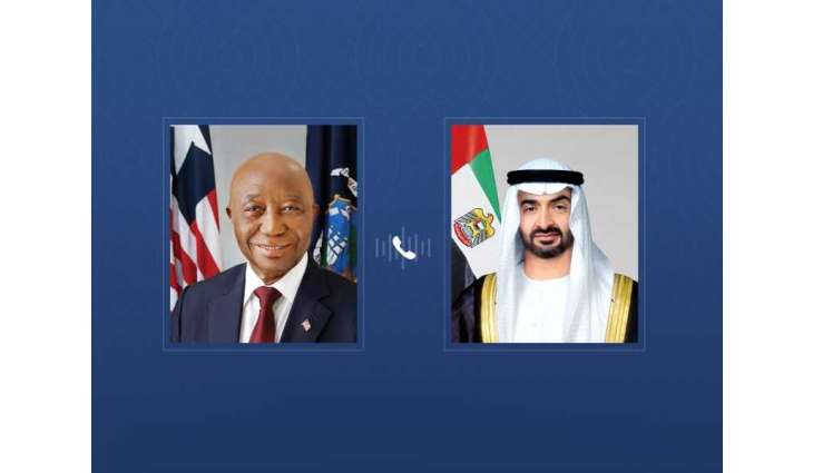 Liberian President affirms solidarity with the UAE during phone call with UAE President