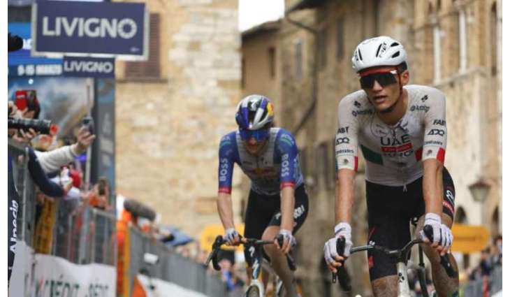 UAE Team Emirates leads Tirreno-Adriatico race in Italy