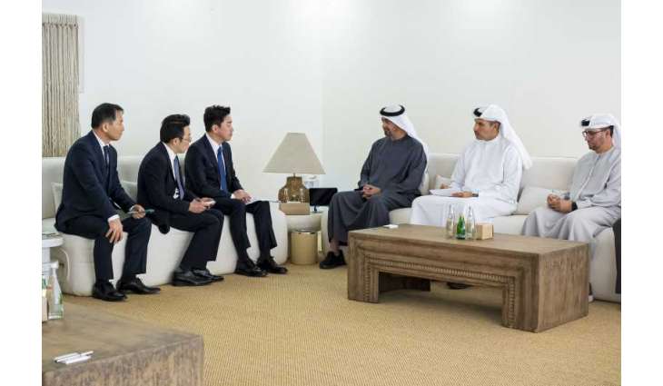 رئيس الدولة يستقبل مبعوث الرئيس الكوري