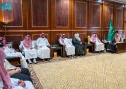 نائب أمير منطقة حائل يستقبل رئيس مجلس نادي فيد الرياضي