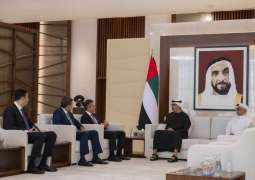 Khaled bin Mohamed bin Zayed meets CEO of Nubank for digital banking and financial services