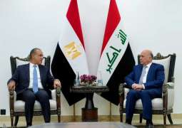 Egyptian FM discusses de-escalation efforts in Baghdad