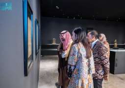 سمو وزير الثقافة يزور متحف إندونيسيا الوطني في العاصمة جاكرتا