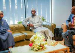 Shakhboot bin Nahyan participates in Dakar International Forum on Peace and Security in Senegal