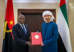 UAE President receives written message from Angolan President