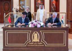 RAK Ruler witnesses signing of two MoUs between Ras Al Khaimah Government and leading Chinese financial institutions