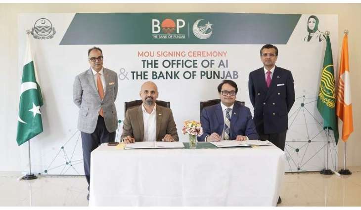 The Bank of Punjab and the office of AI signed an MOU
