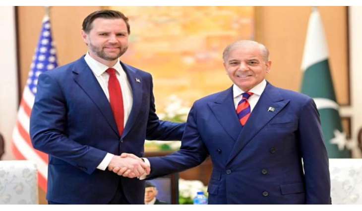 PM Shehbaz, JD Vance meet, hope Islamabad talks to bring peace in region