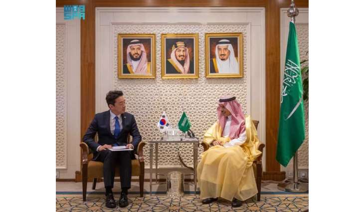 سمو وزير الخارجية يستقبل المبعوث الخاص لرئيس جمهورية كوريا