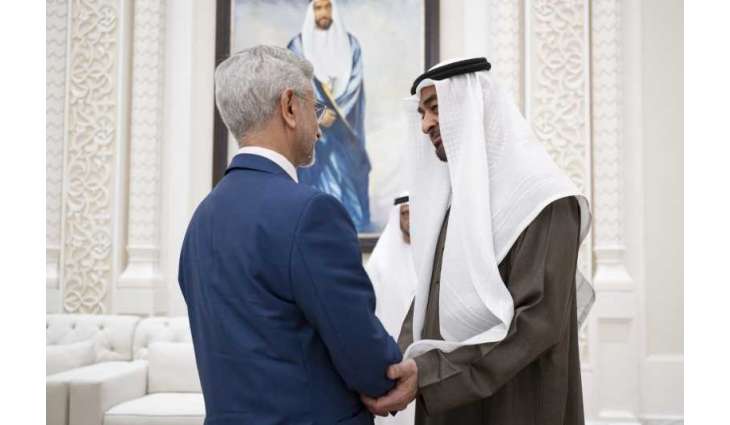 رئيس الدولة يستقبل وزير الشؤون الخارجية في الهند