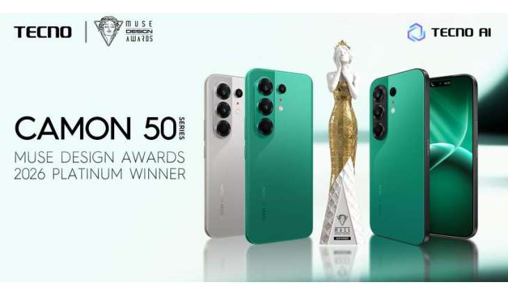 TECNO CAMON 50 Series Wins Red Dot & MUSE Design Awards 2026 for Innovative Smartphone Design