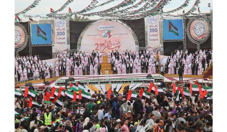UAE's Operation Chivalrous Knight 3 organises mass wedding in Gaza with support from Khalifa bin Zayed Al Nahyan Foundation 