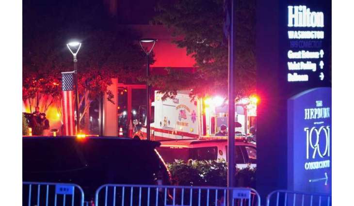 Trump evacuated from White House correspondents’ dinner over security threat