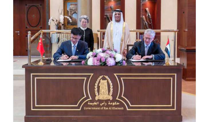 RAK Ruler witnesses signing of two MoUs between Ras Al Khaimah Government and leading Chinese financial institutions