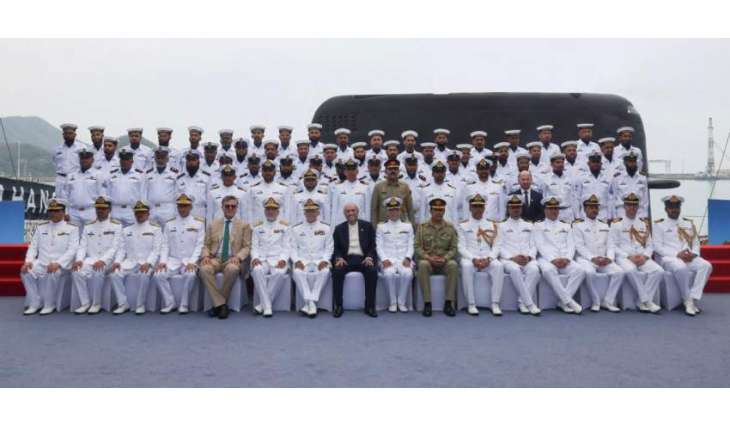 Commissioning ceremony of 1st HANGOR Class Submarine, PNS/M HANGOR was held at Sanya, China